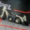 1/50 Simulation Scale Alloy Engineering Vehicle Model Two-way Forklift Excavator Simulation Rich In Details, Finely Crafted