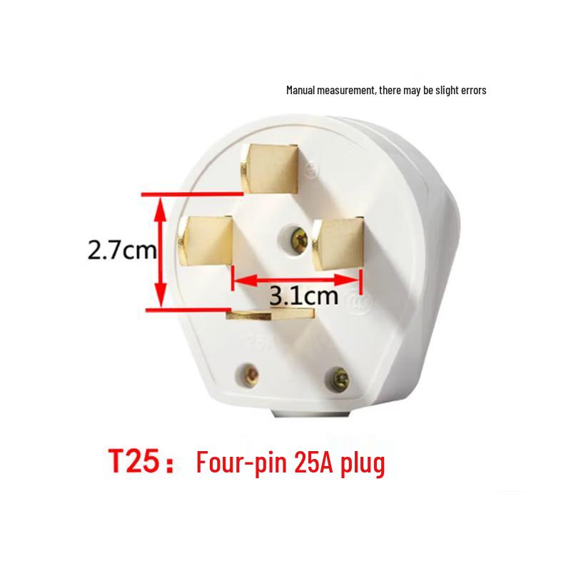 Industrial 4-Pin 25A 380V Power Plug