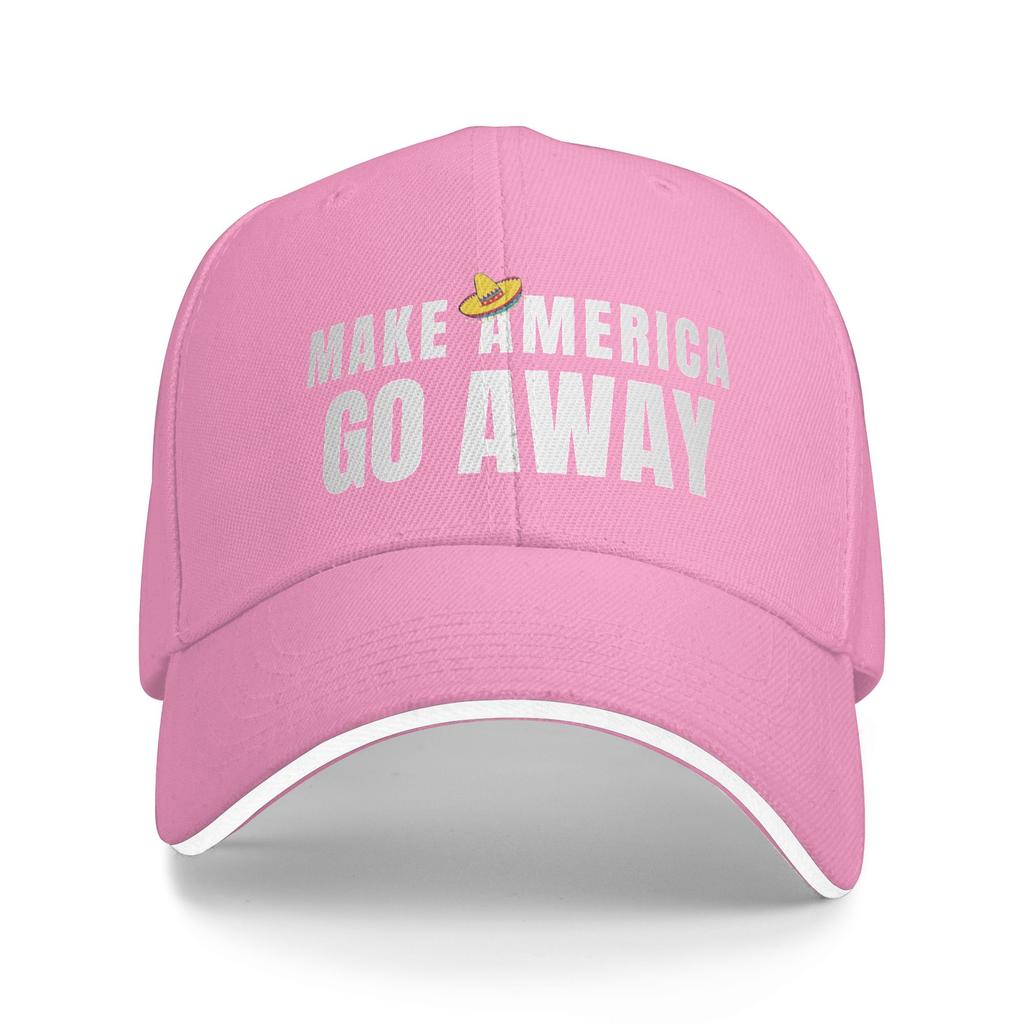 Women Unisex Make America Go Away Mexico Outdoor Hat Summer  Adjustable Cap New Baseball Cap Fashion Sports Hats