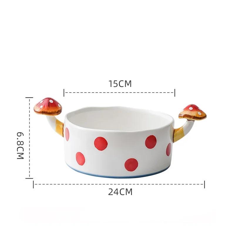 

Милая керамическая чашка-грибок, кружка, керамическая кружка для кофе и молока, чашка, милый чайник, миска, тарелка, посуда ручной работы, декор для вечеринки, подарки