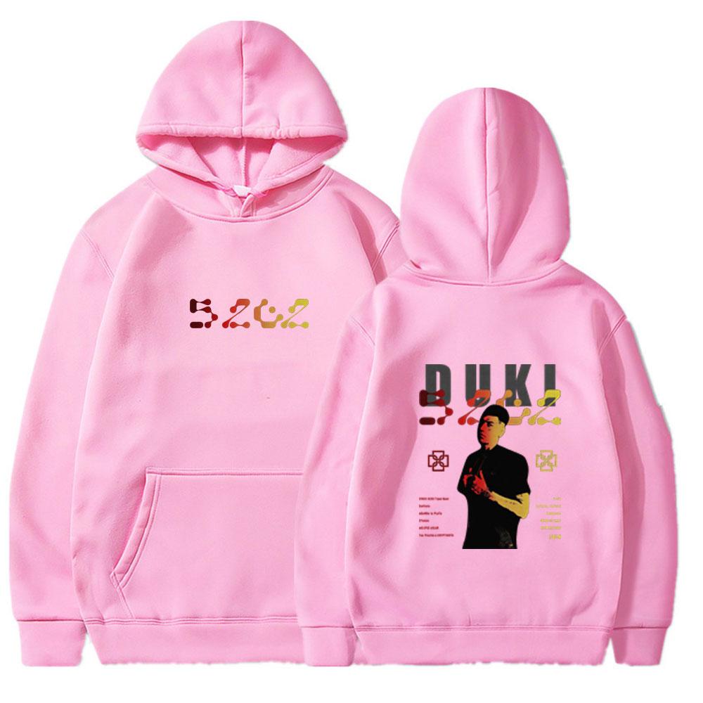 Rapper Duki 5202 MIXTAPE Album Hoodies Herren Damen Kleidung Mode Hip Hop Kapuzenpullover Vintage Streetwear Winter Kapuzenpulli