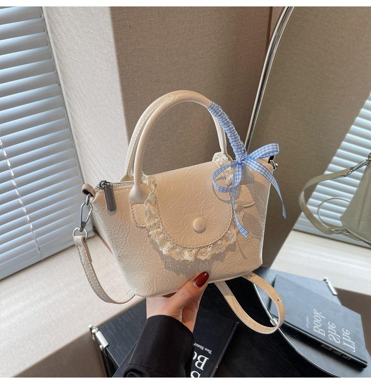 Popular Small Bag Women's Summer New Simple Versatile Messenger Bag Casual Bucket Bag