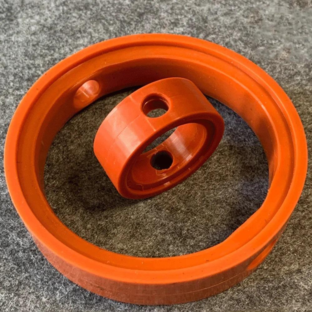 Red 29/38/63/76/89mm DN22/25/32/40/50/65/80/100/125/150VQM Food Grade Sanitary Slicone Seal Gasket Butterfly Valve Homebrew