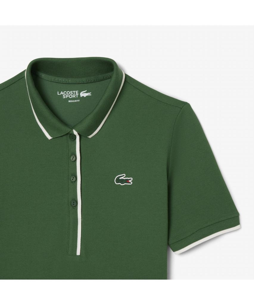 LACOSTE Dames Tennis Heritage Tipping Poloshirt Pf8603-55N Yrr