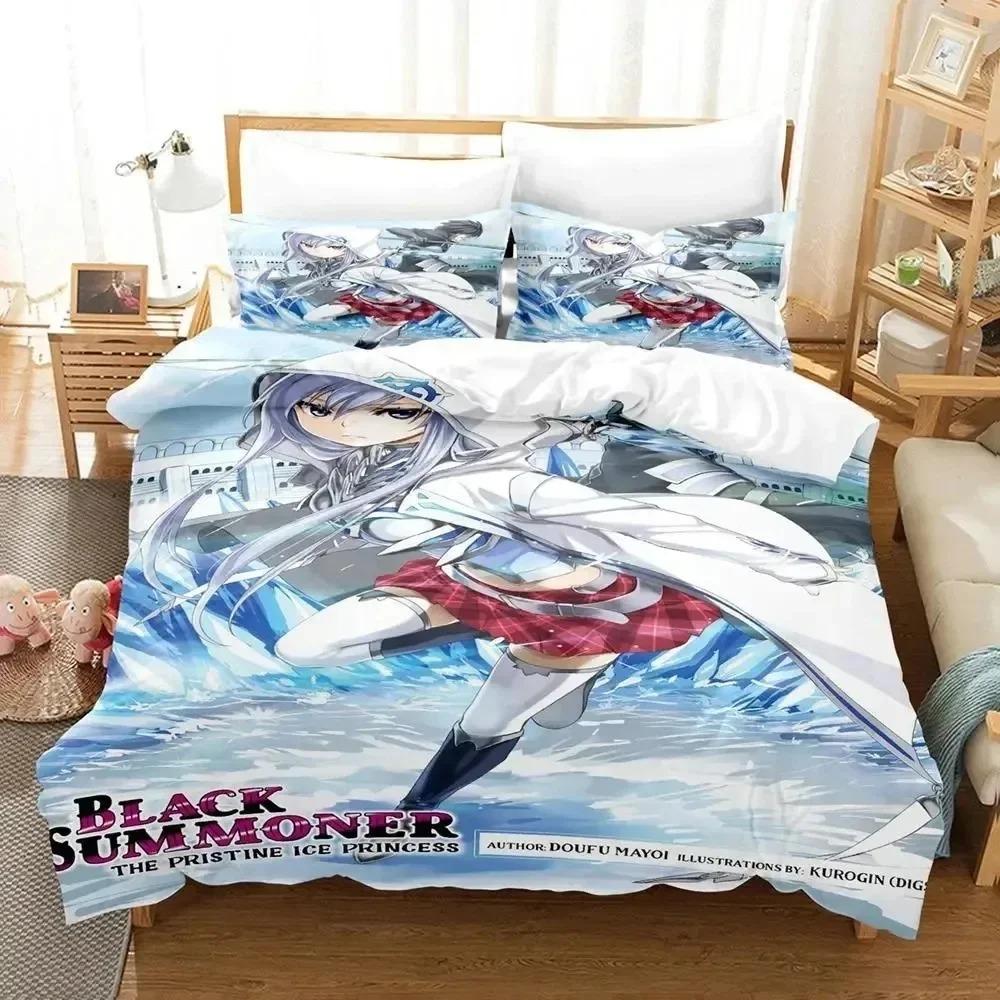 3D Print Anime Black Summoner Bedding Set Duvet Cover Bed Set Quilt Cover Pillowcase Comforter king Queen Size Boys Adult