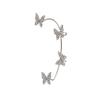 Chic Left Ear Butterfly Ear Cuff For Women Gold Alloy Plating Accessory Fashion