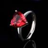 European and American Style Luxury Zircon Heart Earrings and Necklace Jewelry Set for Women