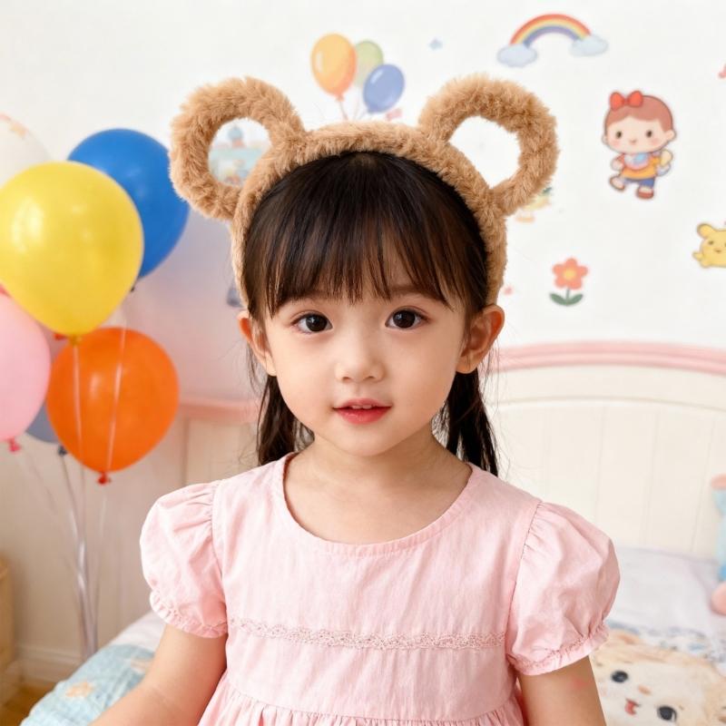 Animal Ear Hairbands Cartoon Bear Ear Headbands Party Supplies For Adults Kids Role Playing Stage Performances