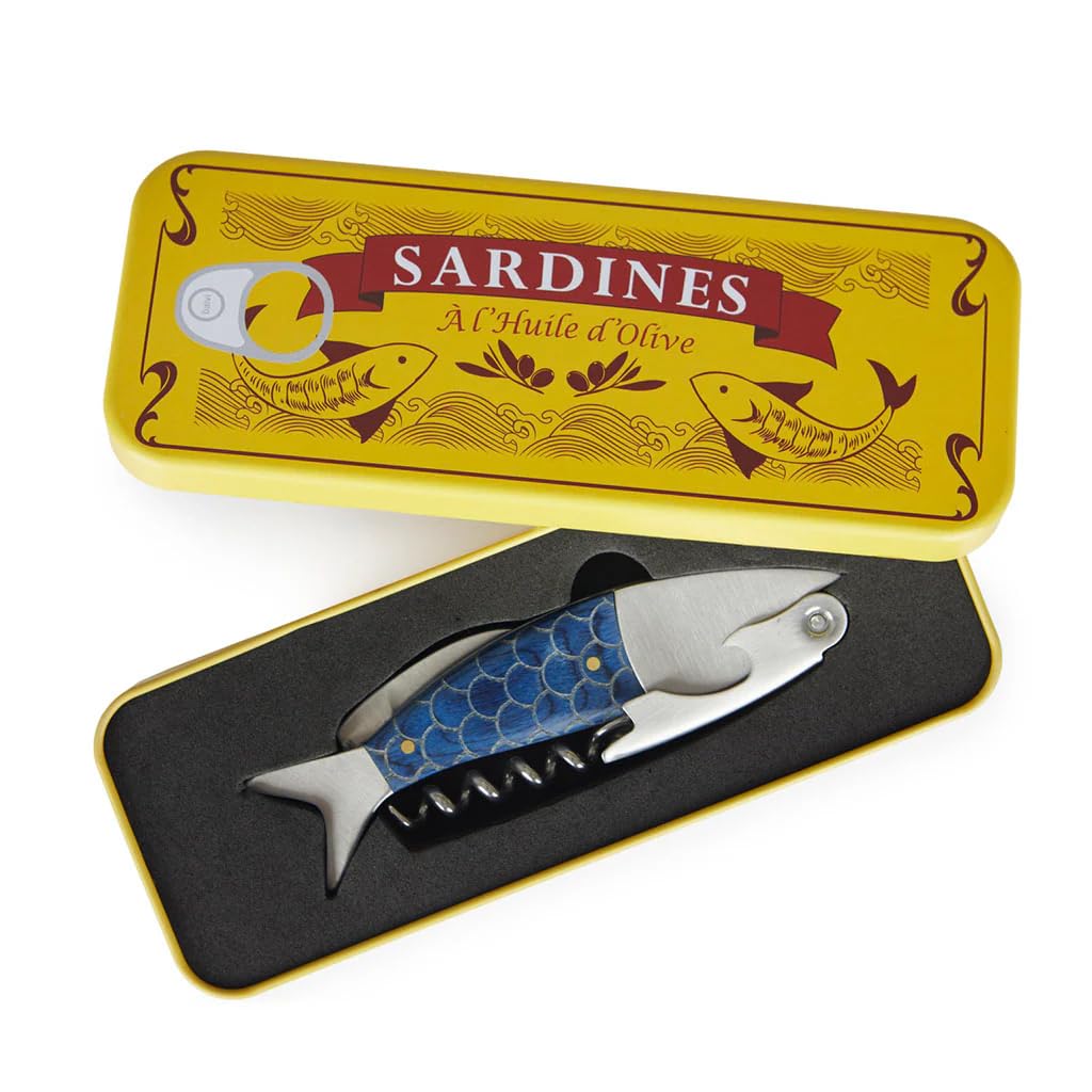 

balvi Wine Opener Sommelier Knife Sardines &