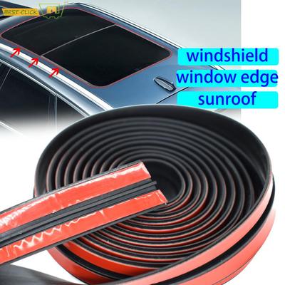 4m Window Edge Windshield Roof Rubber Sealing Strip Trim For BMW E90 E46 E60 F10 F30 E39 E36 F20 X5 E70 E53 E92 M3 E91 E30 E87