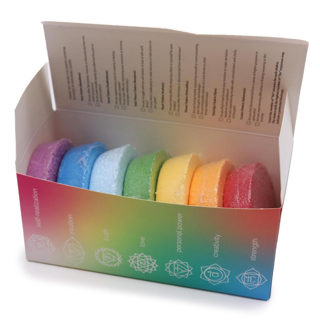 Bath Fizzers Chakra Gift Set 7 Pack
