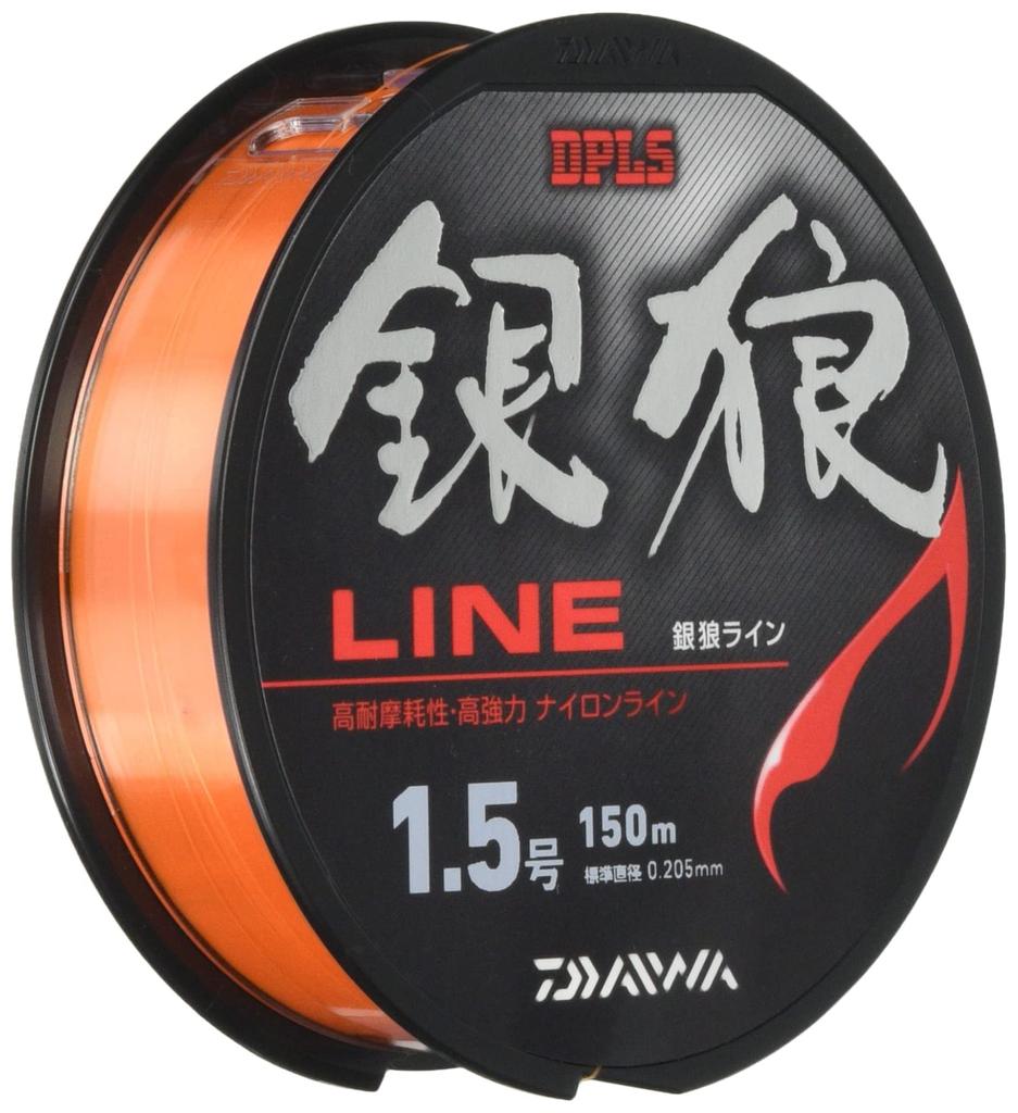 Daiwa Silver Wolf Nylon Size Orange Line, 3, 150m,