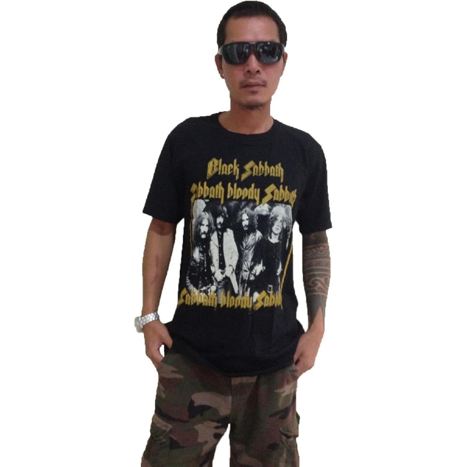 Мужская футболка Bunny Brand BLACK SABBATH bloody Sabbath Ozzy Osbourne XXXXXL разноцветный