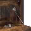 Washbasin Cabinet with Drawers Smoked Oak