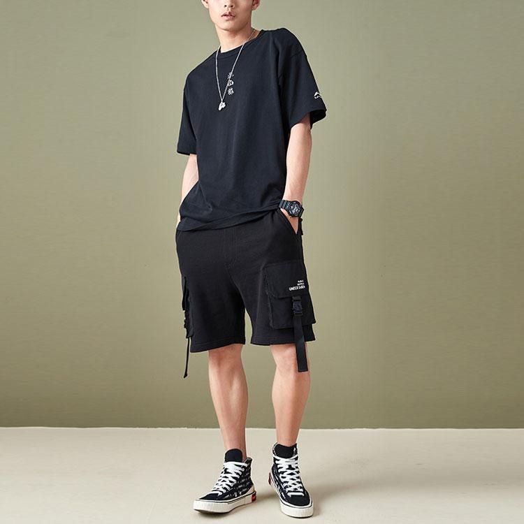 Li Ning Disney Authorized Series Kung Fu T-Shirt Men Tops Black AHSQ315-2