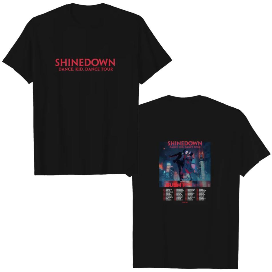 shine down 2025 Tour Bush Beartooth Morgan Wade Shirt Heavyweight T-shirt Men's