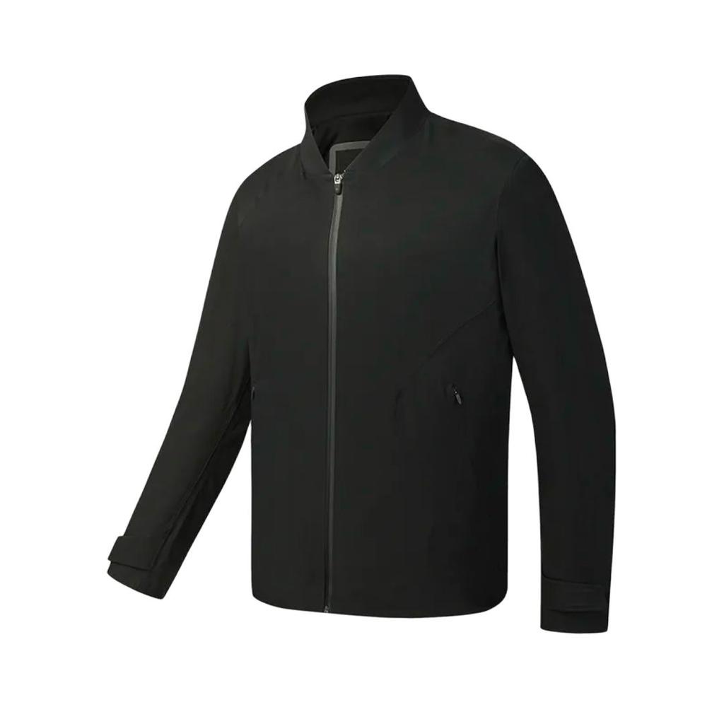 FILA Golf Series FW25 Zipper Woven Solid Long Sleeve Golf Shirt Men tops A11M545708F-BK