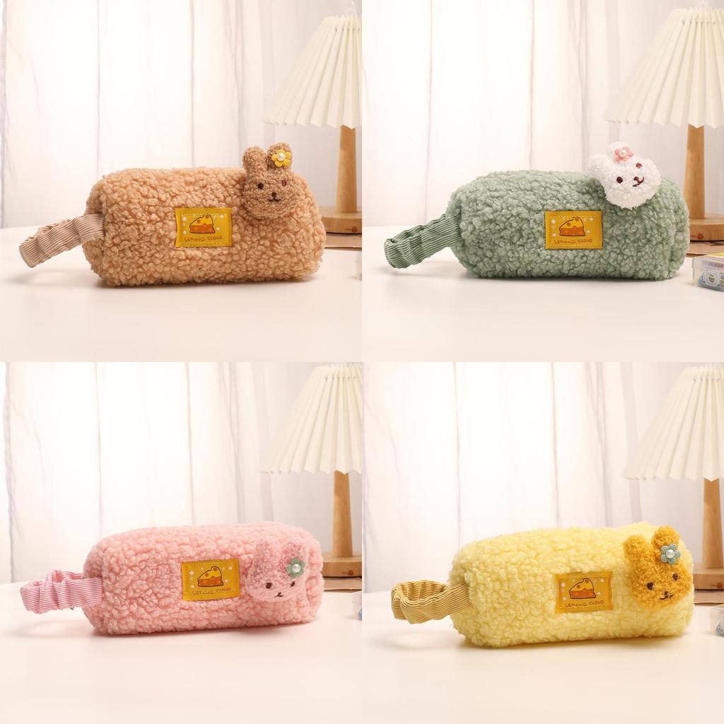 Cartoon Pencil Case For Girls Large Capacity Korean Style Stationery Organizer
