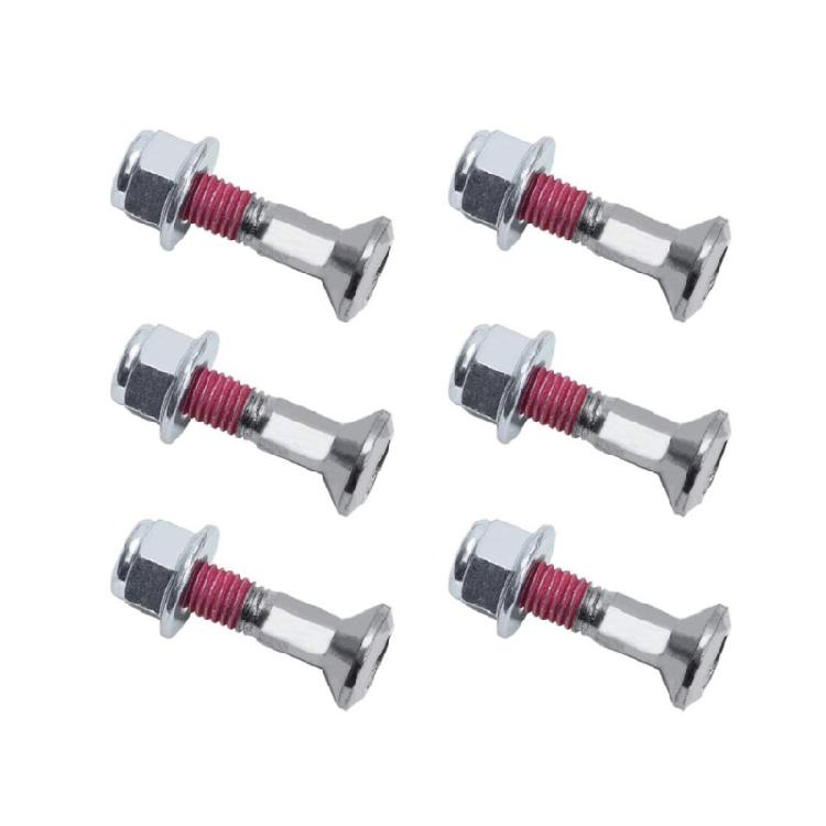 Мотоциклы Цепь Винт Звездочка Болты Зажимные Фланцевые Гайки Комплект Заглушки 6шт 1