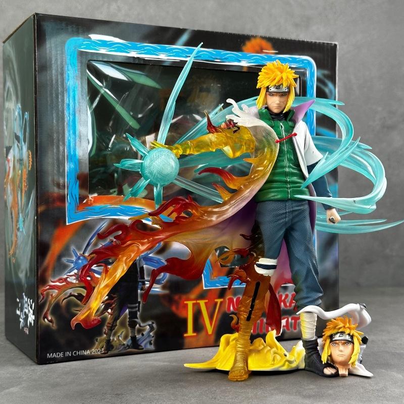 Minato Namikaze Naruto 4th Hokage Action Figure Rasengan Anime Collectible Figurine