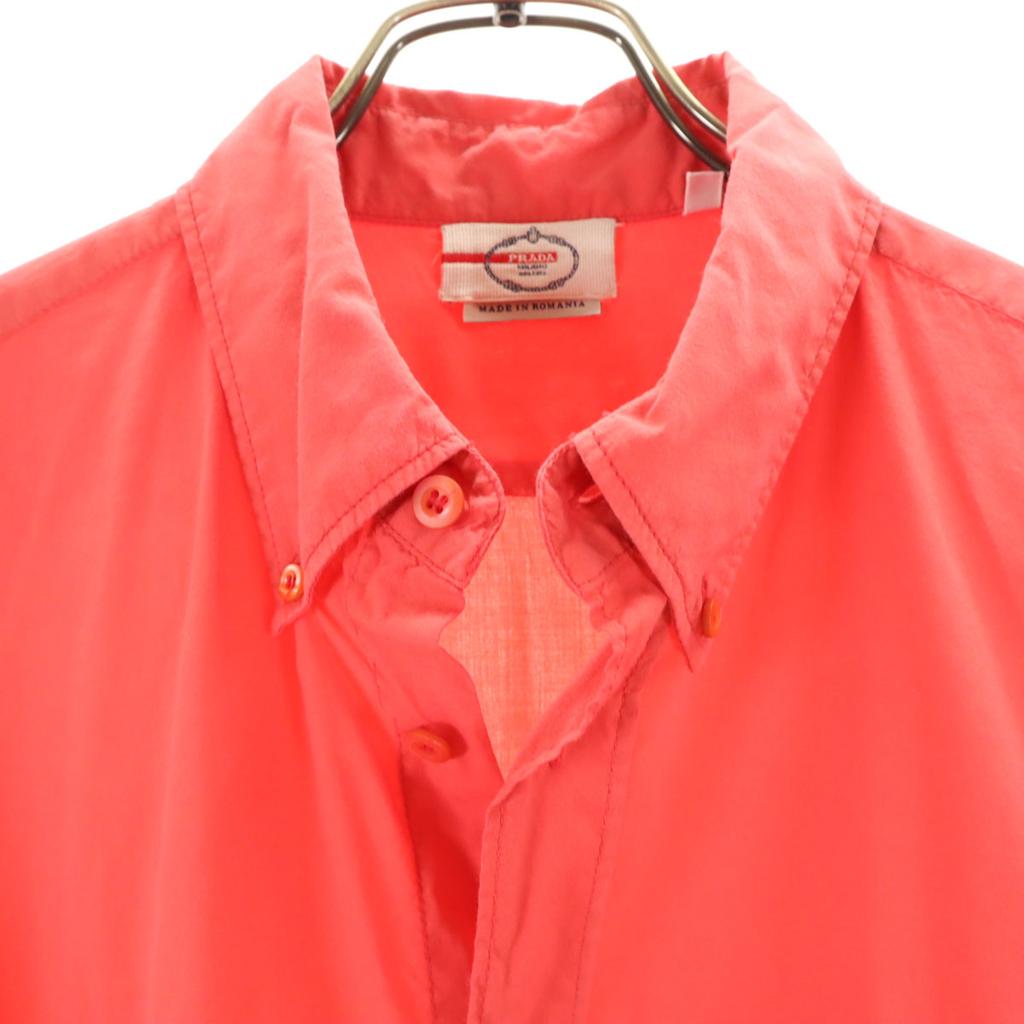 PRADA Long sleeve Button down shirt 41 Red Men's Used