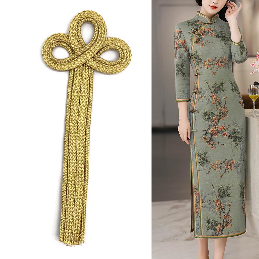 Chinese Knot Cheongsam Buttons Tradition Clothing Ornament Sewing Buttons for DIY Sewing Sweater Scarf Cardigan Costume