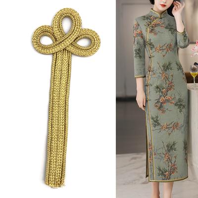 Chinese Knot Cheongsam Buttons Tradition Clothing Ornament Sewing Buttons for DIY Sewing Sweater Scarf Cardigan Costume