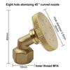 Adjustable Faucet Garden Sprinkler Spray Head Bend Golden