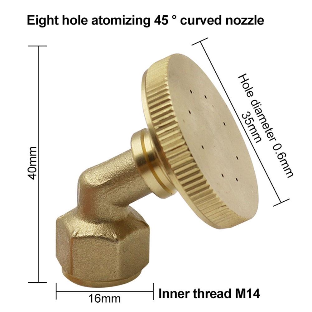 Adjustable Faucet Garden Sprinkler Spray Head Bend Golden