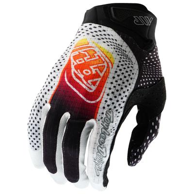 Troy Lee Designs RS Taichi Motorcycle Gloves, Motocross, Off-Road, Breathable Mesh, Lightweight, Durable, Air Gloves, TDT086 Optic White/Black, Large