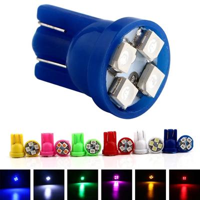 Autolampe Birne T10 3528 1210 4SMD Breites Licht Leselampe Armaturenbrettbeleuchtung Kennzeichenbeleuchtung W5W Motorrad Ausrüstung Zubehör Amagi