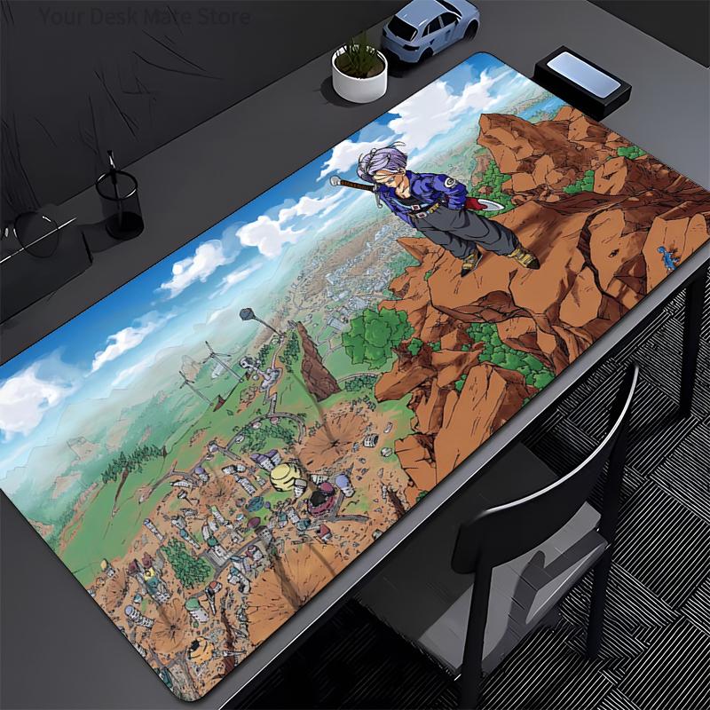 Dragon Ball Trunks Mouse Pad big Computer Office Game Table Mats Rubber non-slip Gaming Keyboard coaster Long Desk Pads Mousepad