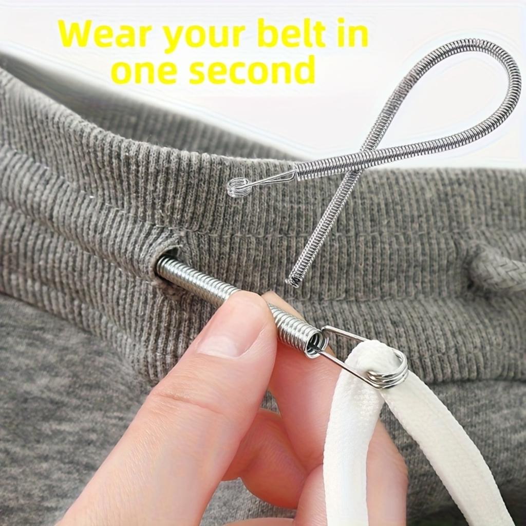Stainless Steel Cited Clips Elastic Belt Wear Rope Weaving Tool Bag Wrap Rope Sewing Accessories