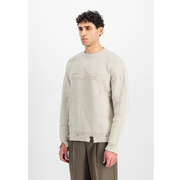 Alpha Industries Distressed Logo Sweatshirt