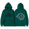 Unisex Gothic Hoodie Streetwear Oversized Pullover Sweatshirt Met Geribbelde Zoom Mannen Vrouwen Herfst