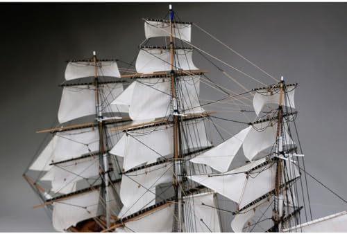 Woody Joe 1/100 Cutty Sark (with sails) Wooden Model Assembly Kit (Ship)