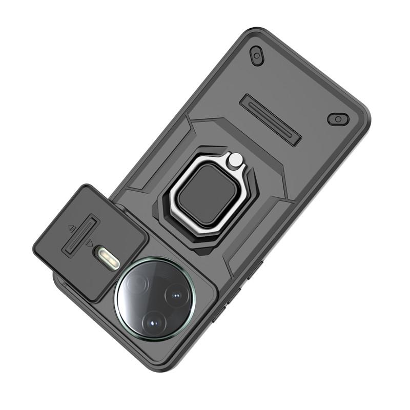 For Xiaomi Poco F7 Pro Case Slide Camera Len Cases Xiaomi Poco F7 Pro 5G Cover Shockproof Armor PC Cover For Xiaomi Poco F7 Pro