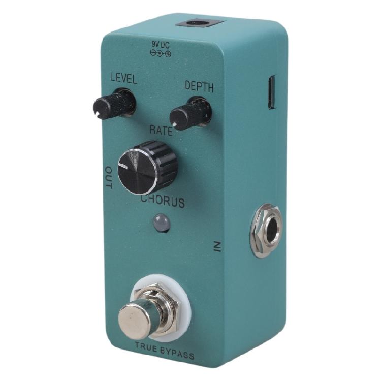 Analog Chorus Pedal for Guitar Featuring Level Depth Rate Control Full Metal Shell Analog Chorus Guitar Effects Pedal 1