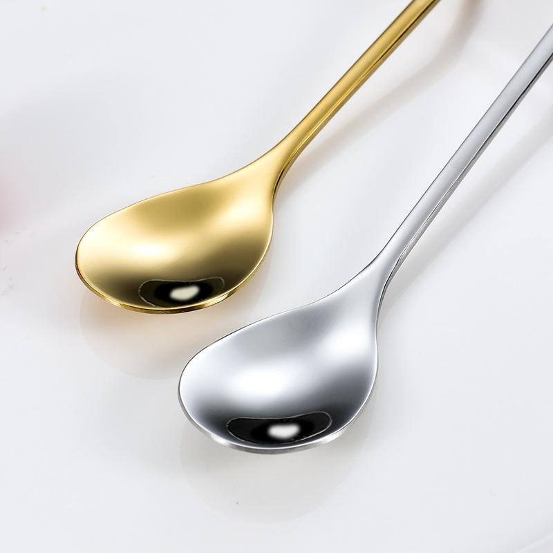Stainless Steel Coffee Tea Stirring Spoon Dessert Spoon, Silver (BPA Free, No FDA)