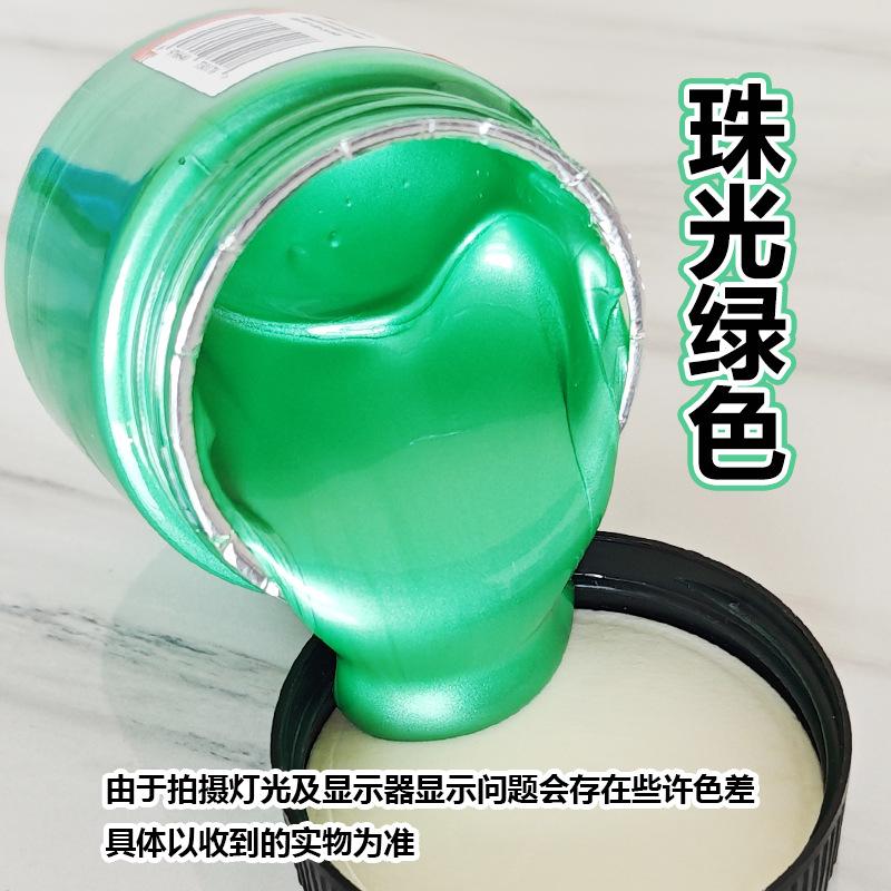 100/300ml Pearlescent Metallic Pigments Artists Standing Studio Training Wall Painting Pigments