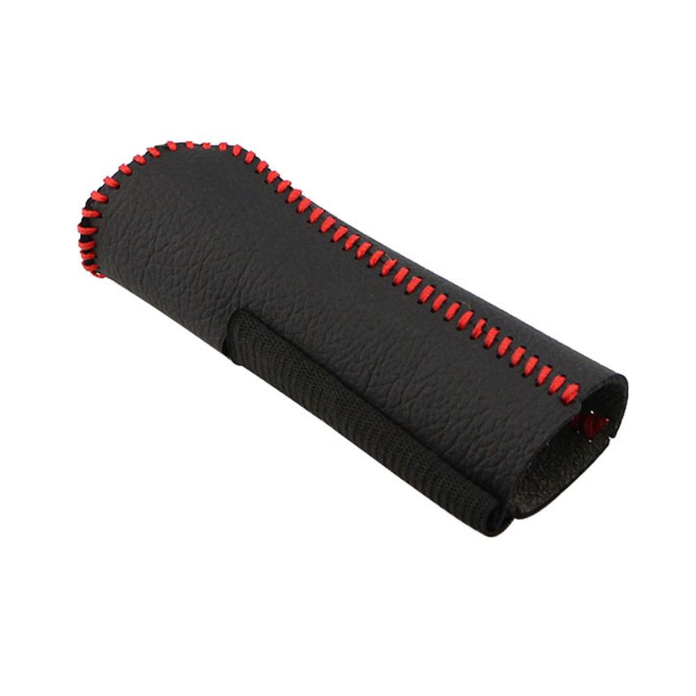 AT Leather Car Gear Shift Knob Cover Collars for Ford Focus 3 MK3 2013 - 2018 New Fiesta MK7 2009 - 2015 Ecosport 2012 - 2017