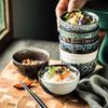 Japanese Ceramic Rice & Salad Bowl – Small, Versatile Soup & Breakfast Bowl for Home or Restaurant Use