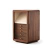 Jewelry Box with Glass Door Double-Sided Furniture Decorative for Vanity