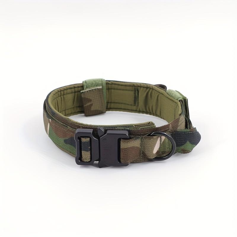 Tactical Dog Collar, Pet Dog Collar, Military Dog Collar Adjustable Dog Training Collar With Quick-release Buckle