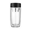 OLOEY Double Wall High Borosilicate Glass Water Bottle