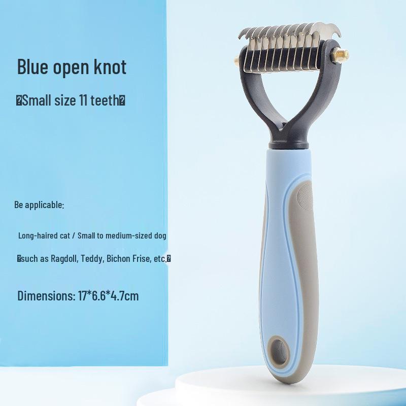 Pet Detangling & Thinning Comb for Cats & Dogs - Removes Loose Hair & Grooming Tool Standard