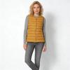 Autumn and winter women's round neck down liner vest V-neck light down jacket thermal jacket vest