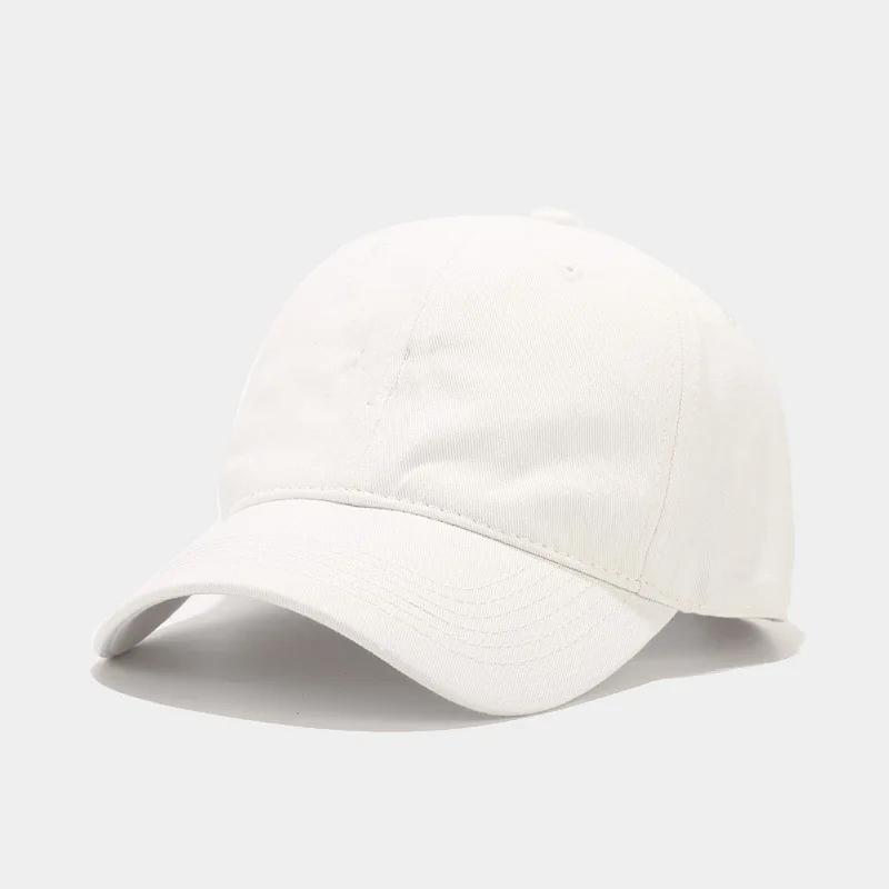 2025 Unisex Custom Solid Color Soft Top Baseball Cap Trendy Casual Snapback Hat Slimming Face Design