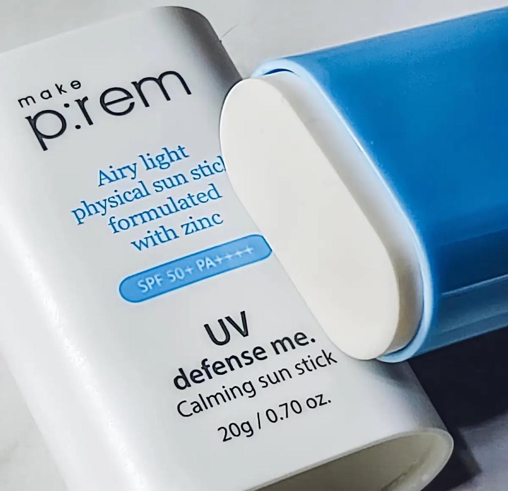 MAKE P:REM UV Defense Me. Calming Sun Cream 50ml / Sun Stick 20g, Soothing, Moisturizing, Korean Cosmetics, Kbeauty