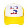 Haiti Flag Map Haitian Pride Mesh Baseball Caps Unisex Sport Trucker Worker Cap  Hat Adjustable Summer Trucker Hat